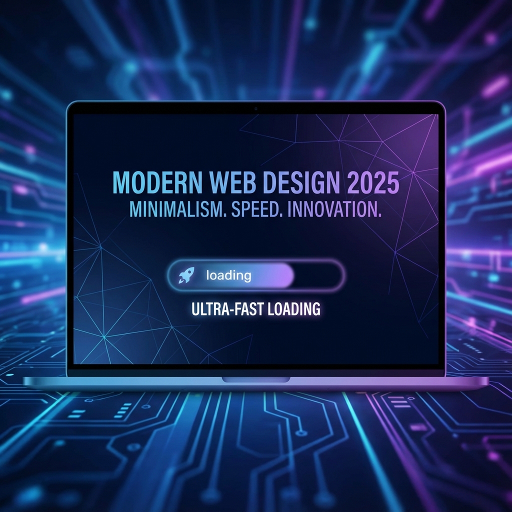 2025 Web Tasarım Trendleri: Minimalizm ve Hız