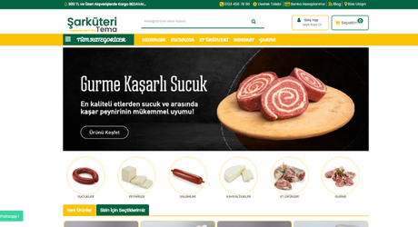 Şarküteri E-Ticaret Teması