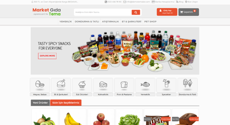 Market E-Ticaret Web Paketi