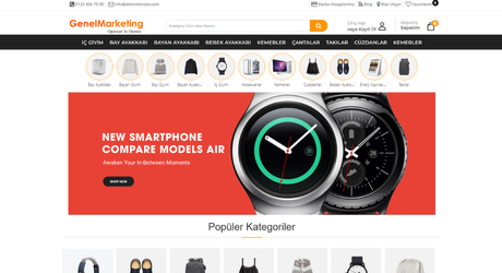 Çoklu Ürün E-Ticaret Teması