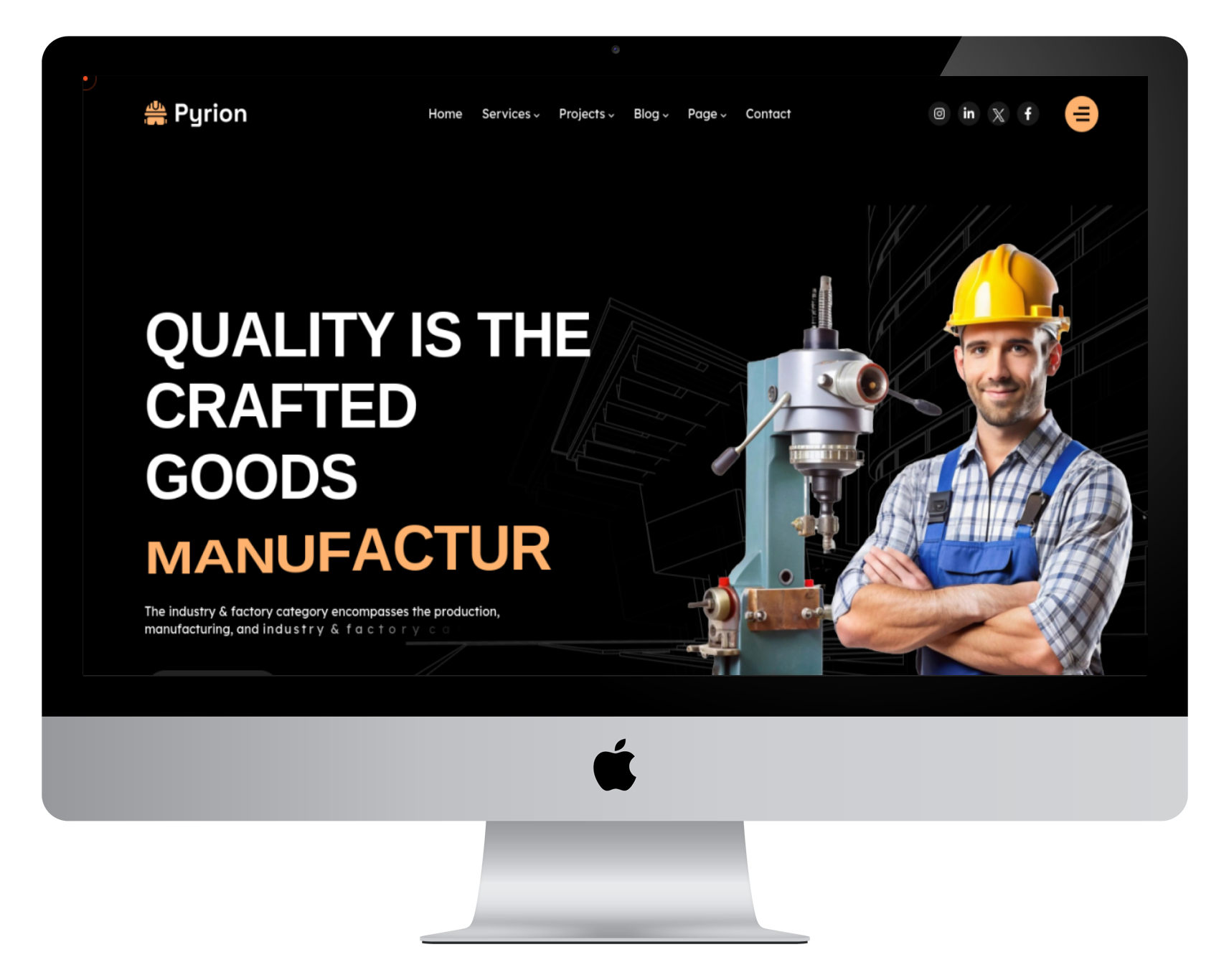 Fabrika ve Üretim Web Sitesi